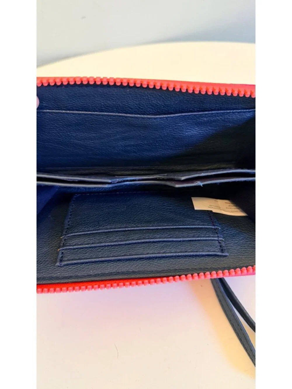 Sloane Ranger Pink & Navy Lobster Print Wristlet Zip Around Wallet Nautical
